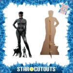 Catwoman 'Zoë Kravitz' Masterpiece Graphic Art Style (The Batman 2022) Official Lifesize + Mini Cardboard Cutout / Standee - Image 2