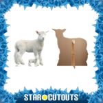 Lamb (Farm Animal) Small + Mini Cardboard Cutout / Standee - Image 2