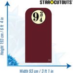 Hogwarts Express Platform 9 ¾ (Harry Potter) Official Backdrop Cardboard Cutout / Standee - Image 3