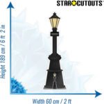 Victorian Era Lamp Post Large + Mini Cardboard Cutout / Standee - Image 3