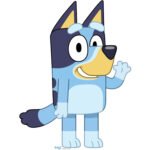 Bluey 'Waving' (Bluey) Official Lifesize Cardboard Cutout / Standee