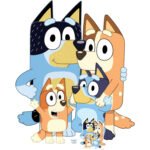 The Heeler Family (Bluey) Official Lifesize + Mini Cardboard Cutout / Standee