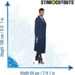 The Fourteenth Doctor 'David Tennant' Standing Sideways (Doctor Who) Official Lifesize + Mini Cardboard Cutout / Standee - Image 3