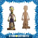 Cartoon Zombie (Halloween) Lifesize + Mini Cardboard Cutout / Standee - Image 2