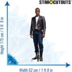 The Fifteenth Doctor 'Ncuti Gatwa' Leather Jacket (Doctor Who) Official Lifesize + Mini Cardboard Cutout / Standee - Image 3