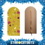 Green & Yellow Gobstopper Design (Wonka) Official Backdrop Cardboard Cutout / Standee - Image 2