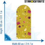 Green & Yellow Gobstopper Design (Wonka) Official Backdrop Cardboard Cutout / Standee - Image 3