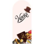 Chocolate Bar Design (Wonka) Official Backdrop Cardboard Cutout / Standee