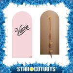 Wonka Logo Blush Pink Design (Wonka) Official Backdrop Cardboard Cutout / Standee - Image 2