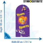 Team Sports (Looney Tunes) Official Backdrop Cardboard Cutout / Standee - Image 3