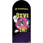 Bugs Bunny 'Dive In' Swimming (Looney Tunes) Official Backdrop Cardboard Cutout / Standee