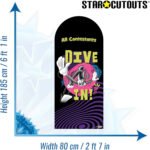 Bugs Bunny 'Dive In' Swimming (Looney Tunes) Official Backdrop Cardboard Cutout / Standee - Image 3