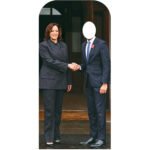Kamala Harris & Rishi Sunak (American Politician) Lifesize Stand-In Cardboard Cutout / Standee