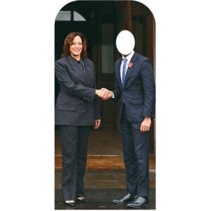 SC4509 Kamala Harris & Rishi Sunak (American Politician) Lifesize Stand-In Cardboard Cutout Standee