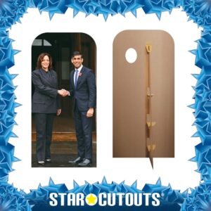 SC4509 Kamala Harris & Rishi Sunak (American Politician) Lifesize Stand-In Cardboard Cutout Standee Frame