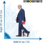Donald Trump 'Walking' (45th & 47th U.S. President) Lifesize + Mini Cardboard Cutout / Standee - Image 3