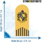 Hufflepuff Crest (Harry Potter) Official Backdrop Cardboard Cutout / Standee - Image 3