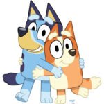 Bluey & Bingo (Bluey) Official Lifesize Cardboard Cutout / Standee