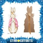 Easter Bunny Rabbit Wearing Pink Jacket Lifesize Cardboard Cutout / Standee - Image 2