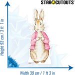 Easter Bunny Rabbit Wearing Pink Jacket Lifesize Cardboard Cutout / Standee - Image 3