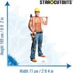 Billy 'Construction Worker' (Chippendales) Official Lifesize Cardboard Cutout / Standee - Image 3