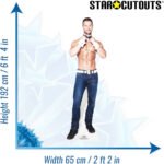 James Davis 'Bowtie & Cuffs' (Chippendales) Official Lifesize Cardboard Cutout / Standee - Image 3