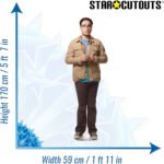 Leonard Hofstadter (The Big Bang Theory) Official Lifesize Cardboard Cutout / Standee - Image 3