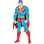 Superman 'Comic Art' (DC Comics) Official Lifesize Cardboard Cutout / Standee