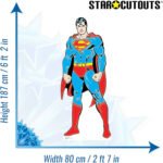 Superman 'Comic Art' (DC Comics) Official Lifesize Cardboard Cutout / Standee - Image 3