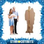 Prince William, Princess Catherine & Baby Prince George (British Royal Family) Lifesize Cardboard Cutout / Standee - Image 2