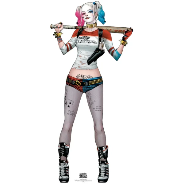 Harley Quinn 'Comic Art' (Suicide Squad) Official Lifesize Cardboard Cutout / Standee