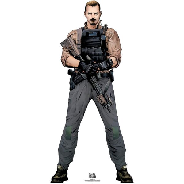 Rick Flag 'Comic Art' (Suicide Squad) Official Lifesize Cardboard Cutout / Standee