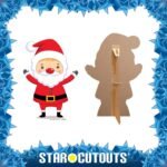 Cartoon Christmas Santa Claus Mini Cardboard Cutout / Standee - Image 2