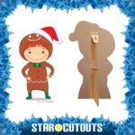 Cartoon Christmas Gingerbread Boy Mini Cardboard Cutout / Standee - Image 2