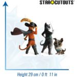 Puss In Boots, Kitty Softpaws & Perrito (Puss In Boots) Official Three Shelf Top Mini Cardboard Cutouts / Standees - Image 3