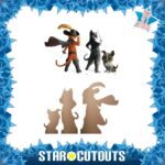 Puss In Boots, Kitty Softpaws & Perrito (Puss In Boots) Official Three Shelf Top Mini Cardboard Cutouts / Standees - Image 2