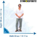 Luke Grimes 'White Shirt' (American Actor) Lifesize + Mini Cardboard Cutout / Standee - Image 3
