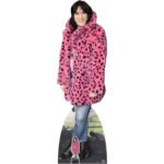 Noel Fielding 'Pink Leopard Print Coat' (English Comedian) Lifesize + Mini Cardboard Cutout / Standee
