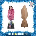Noel Fielding 'Pink Leopard Print Coat' (English Comedian) Lifesize + Mini Cardboard Cutout / Standee - Image 2