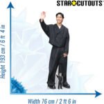 Malachi Barton 'Black Outfit' (American Actor) Lifesize + Mini Cardboard Cutout / Standee - Image 3