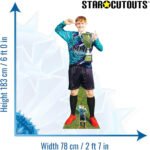 Morgan Burtwistle 'Football Kit' (English Live Streamer) Lifesize + Mini Cardboard Cutout / Standee - Image 3