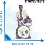 Ringo Starr 'Drumming' (English Singer/Songwriter) Lifesize + Mini Cardboard Cutout / Standee - Image 3