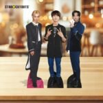 Felix, Han & Hyunjin (K-Pop) Three Shelf Top Mini Cardboard Cutouts / Standees - Image 4