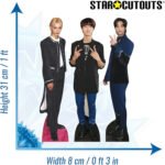 Felix, Han & Hyunjin (K-Pop) Three Shelf Top Mini Cardboard Cutouts / Standees - Image 3