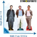 Jonathan Bailey (English Actor) Three Shelf Top Mini Cardboard Cutouts / Standees - Image 3