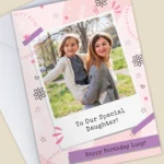 Personalised Polaroid Picture Design Photo Upload Card - Image 4