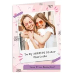 Personalised Polaroid Picture Design Photo Upload Card - Image 5
