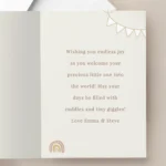 Personalised New Baby Photo Upload Card - Image 2