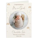 Personalised New Baby Photo Upload Card - Image 5