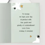 Personalised Football Design Photo Upload Birthday Card - Image 2